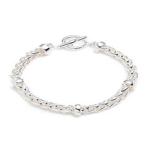 Ralph Lauren Silver-Tone Flex Chain Bracelet